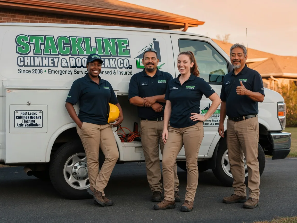 Chimney flashing repair company in Lott, TX